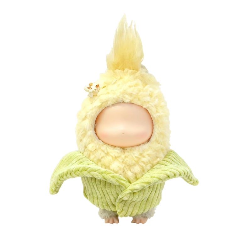 VVQUI 2026 New Adorable One-Piece Corn Clothes for 17cm Dolls, Outfits for Clothes Set, Cute Dolls Keychain Accessories (Doll Not Included) - Image 2
